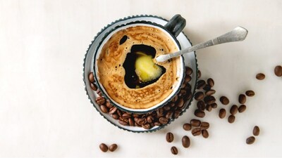 black coffee and ghee