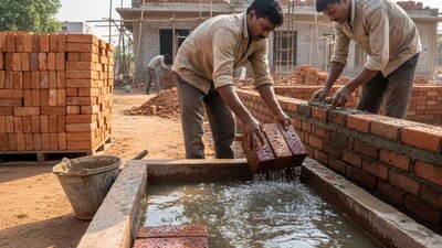 Why soak bricks in water before building a house? The construction secret