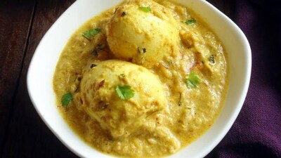 curd and egg curry