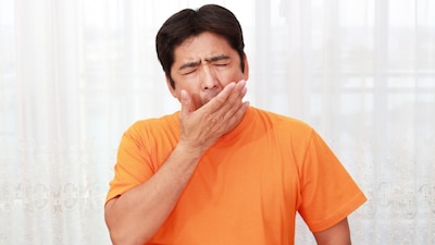 yawning