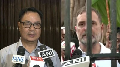 Time to end Rahul Gandhi's drama: Minister Kiren Rijiju slams Congress