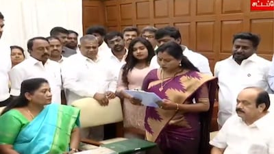 மதுராந்தகம், தாராபுரம் எம்எல்ஏக்கள் பதவியேற்பு