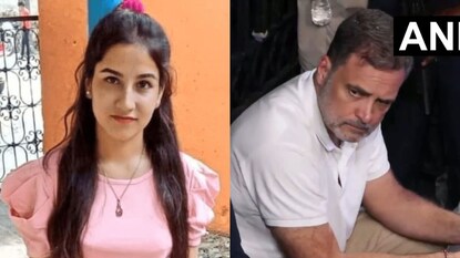 அங்கிதா பண்டாரி & ராகுல் காந்தி