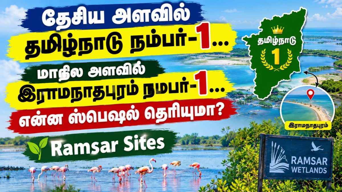 தேசிய அளவில் தமிழ்நாடு நம்பர்-1... மாநில அளவில் இராமநாதபுரம் நம்பர்-1... என்ன ஸ்பெஷல் தெரியுமா? | Ramsar Sites