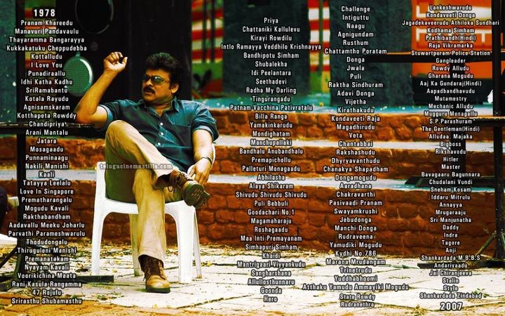 మెగాస్టార్ చిరంజీవి @ 41 ఇయర్స్ ఇండస్ట్రీ.. megastar chiranjeevi @ 41 years in telugu industry..
