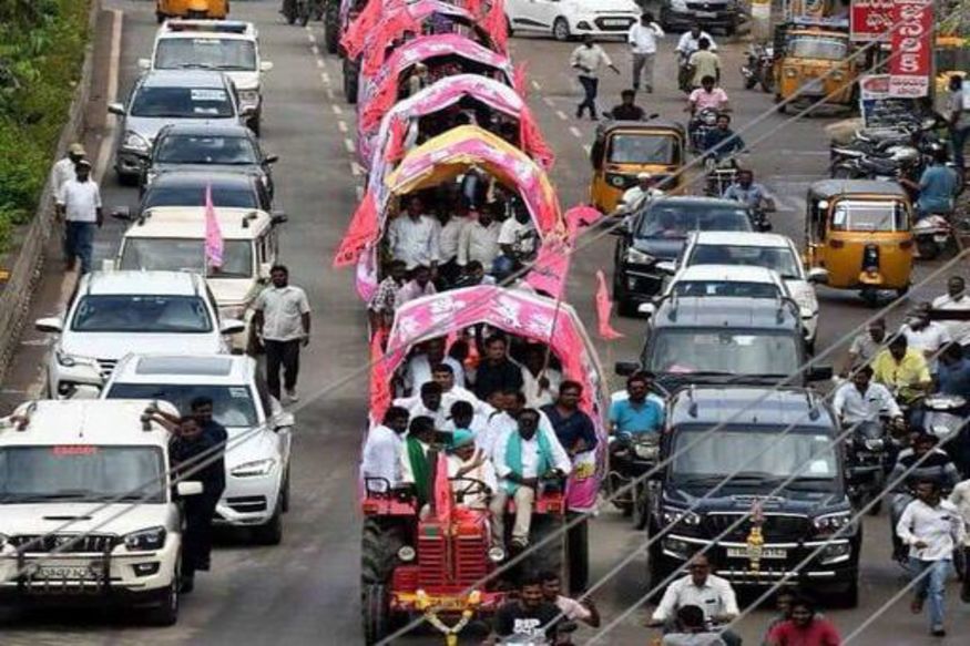 టీఆర్ఎస్ సభకు వస్తున్న కార్యకర్తలు (ఫైల్ ఫొటో)