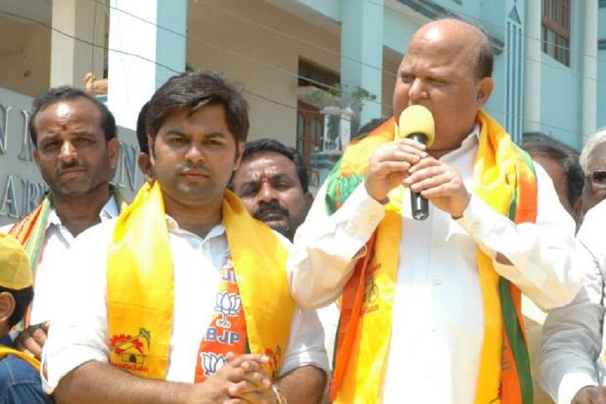 Veerandar goud, veerandar goud quits tdp, veerandar goud joins bjp, devandar goud son veerandar goud, tdp, telangana, ttdp, congress, trs, bjp, cm kcr, telangana latest news, వీరేందర్ గౌడ్, టీడీపీకి వీరేందర్ గౌడ్ రాజీనామా, దేవేందర్ గౌడ్ కుమారుడు వీరేందర్ గౌడ్, టీడీపీ, తెలంగాణ, టీటీడీపీ, కాంగ్రెస్, బీజేపీ, టీఆర్ఎస్
