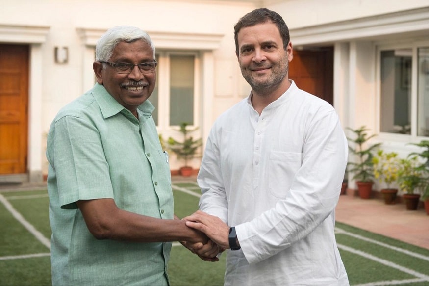 ఢిల్లీలో రాహుల్ గాంధీని కలిసిన కోదండరాం (file)