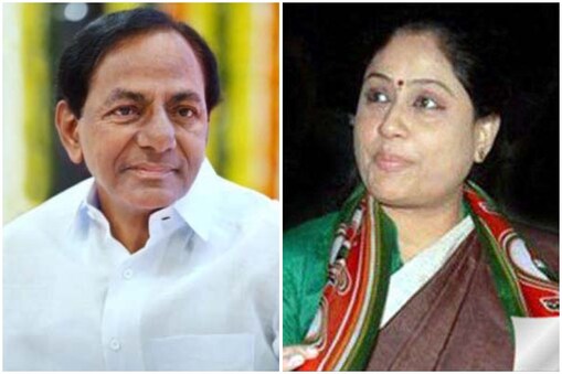 కేసీఆర్, విజయశాంతి(ఫైల్ ఫోటో)