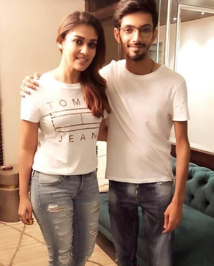సంగీత దర్శకుడు అనిరుధ్తో నయనతార