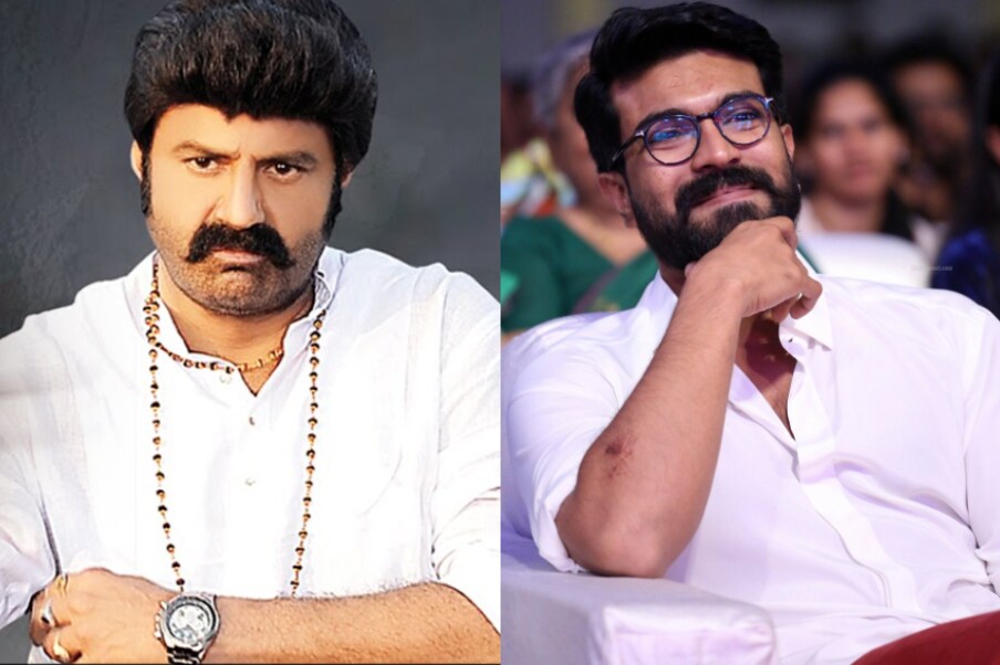  తన తండ్రి జీవిత చరిత్ర ‘ఎన్టీఆర్’బయోపిక్‌తో బాలకృష్ణ నిర్మాత అవతారం ఎత్తితే.. రామ్ చరణ్ తన తండ్రి చిరంజీవి రీ ఎంట్రీ మూవీ ‘ఖైదీ నెంబర్ 150’ తో ప్రొడ్యూసర్‌గా మారాడు. (ఫైల్ ఫోటోస్)