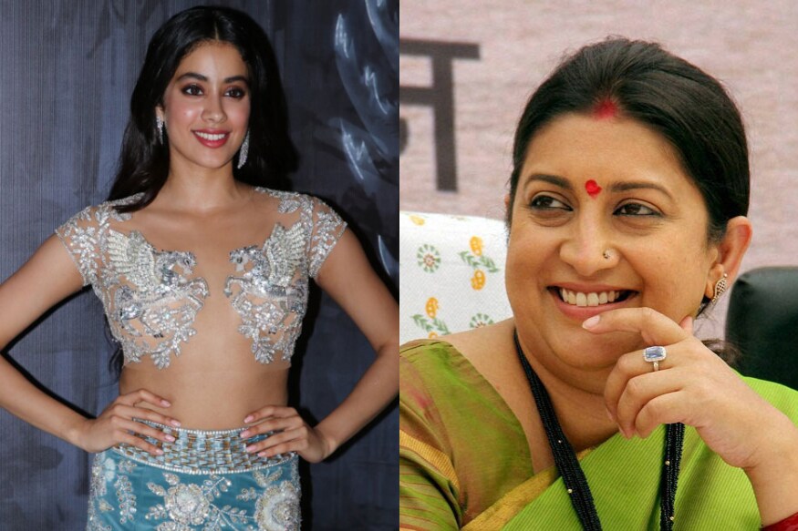 Jhanvi Kapoor called aunty.. Smriti Irani fires on actress.. వయసు 40 దాటిన తర్వాత అమ్మాయిలు అనలేం కదా.. కచ్చితంగా వాళ్లను 20ల్లో ఉన్న వాళ్లు ఆంటీ అనే పిలవాలి. అది ప్రపంచం ఫాలో అవుతున్న రూల్. పాపం అదే రూల్ ఇప్పుడు జాన్వీ కపూర్ కూడా ఫాలో అయిపోయింది. కానీ ఇప్పుడు ఇవే ఈమెకు తిప్పలు తీసుకొచ్చింది. పై నుంచి గొడవ కూడా పడింది. jhanvi kapoor instagram,jhanvi kapoor instagram images,jhanvi kapoor smiti irani,jhanvi kapoor smiti irani war,jhanvi kapoor aunty smiti irani,hindi cinema,jhanvi kapoor gunjan saxena biopic,bollywood,జాన్వీ కపూర్,జాన్వీ కపూర్ స్మృతి ఇరానీ,జాన్వీ కపూర్ ఆంటీ గొడవ,జాన్వీ కపూర్ సినిమాలు,జాన్వీ కపూర్ గుంజన్ సక్సేనా బయోపిక్,తెలుగు సినిమా,హిందీ సినిమా