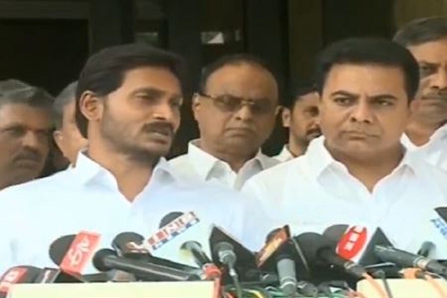 ys jagan ktr, ys jagan ktr meeting, jagan call ktr tarak, ys jagan mohan reddy, k chandrasekhar rao, ysrcp songs, trs party, జగన్ కేటీఆర్, కేటీఆర్ పేరు తారక్, వైఎస్సార్ సీపీ, టీఆర్ఎస్