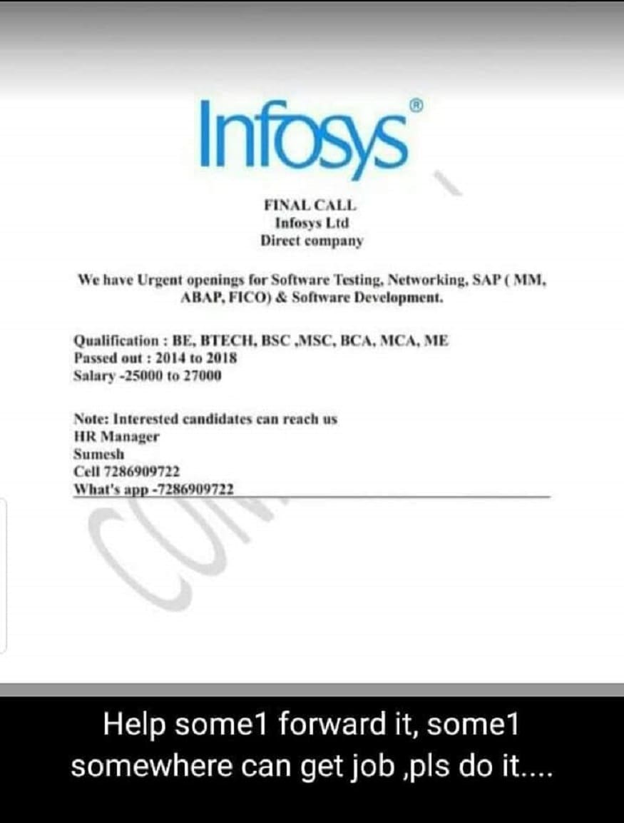 infosys,job scams,infosys case study,job scams india,job scams canada,fake job offer complaints,job scams on indeed,fake job offer emails,infosys case stu,infosys crisis,infosys buyback,how to know if a job is legit,fake jobs,infosys limited,infosys,identify job cheaters,infosys ltd.,infosys share price,infosys - n.r. narayana murthy,scams in india,common scams in india,scam job offers,job scams,scams,job,job scam,scam,job search tips,fake job,job scams online,job scams in china,chinese job scams,security job scams,temporary job scams,nigerian scams,accounts receivable job scams,financial coordinator job scams,get a job,jobs,online scams,lottery scams,indeed job scam,online job scam,facebook scams,scams 2018,job interview,scammed,ghana scams,employment scams,weight loss scams,dating scams,ఇన్ఫోసిస్ జాబ్ ఆఫర్స్,ఇన్ఫోసిస్ జాబ్ మోసాలు, జాబ్ చీటర్స్,ఉద్యోగం పేరుతో మోసాలు,నిరుద్యోగ యువతకు వల,