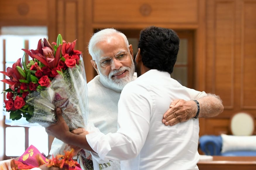 ys jagan mohan reddy meet pm modi in delhi , Video: ఢిల్లీలో మోదీని కలిసి శుభాకాంక్షలు తెలిపిన వైఎస్ జగన్