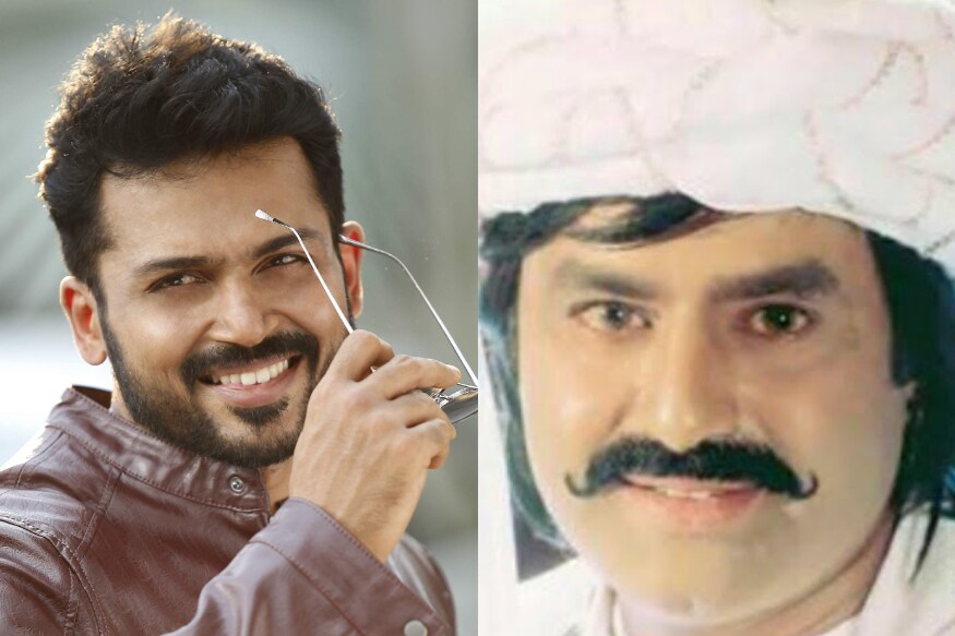 Karthi targeted Chiranjeevi, Balakrishna and using their old movie titles for his movies pk.. తమిళ హీరో కార్తికి తెలుగులో కూడా మంచి ఇమేజ్ ఉంది. ఆయన సినిమాలు ఇక్కడ కూడా కలెక్షన్ల వర్షం కురిపిస్తాయి. ఆ మధ్య ఖాకీ సినిమాతో తెలుగులో కూడా సంచలన విజయం అందుకున్నాడు కార్తి. karthi,karthi twitter,karthi instagram,karthi facebook,karthi chiranjeevi title,karthi khaidi movie updates,karthi new movie,karthi next movie,karthi telugu movies,karthi khaidi first look,karthi lokesh kanagaraj movie updates,karthi next movie first look,karthi's next titled khaidi,karthi sutan movie,rashmika mandanna,karthi rashmika mandanna,rashmika mandanna songs,karthi rashmika,rashmika mandanna movies,karthi and rashmika mandanna movie,telugu cinema,కార్తి,కార్తి రష్మిక మందన్న,కార్తి ఖైదీ సినిమా ఫస్ట్ లుక్,కార్తి చిరంజీవి,కార్తి బాలకృష్ణ,కార్తి సుల్తాన్ సినిమా ఫస్ట్ లుక్,కార్తి లోకేష్ కనకరాజ్ సినిమా,తెలుగు సినిమా