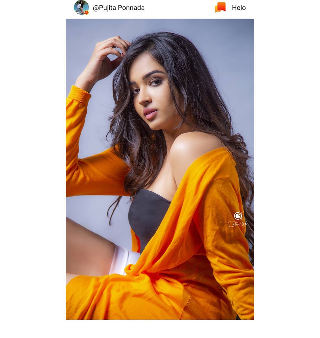  పూజిత పొన్నాడ హాట్ ఫోటోస్ Photo: Instagram.com/pujita.ponnada