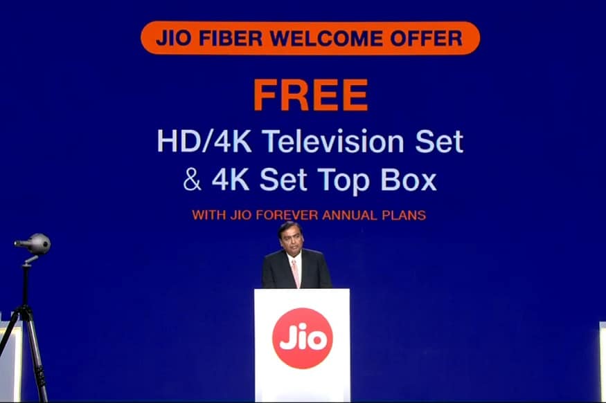 Reliance Jio GigaFiber, Reliance Jio GigaFiber free hd 4k TV, Jio First Day First Show plan, Reliance Jio Microsoft partnership, Reliance Jio, Reliance Jio gigafiber, JioFibre plans, రిలయెన్స్ జియో గిగాఫైబర్, రిలయెన్స్ జియో గిగాఫైబర్ బ్రాడ్బ్యాండ్, జియో ఫస్ట్ డే ఫస్ట్ షో ప్లాన్, రిలయెన్స్ జియో గిగాఫైబర్ ప్లాన్స్, రిలయెన్స్ జియో, రిలయెన్స్ జియో గిగాఫైబర్ 4కే టీవీ ఉచితం