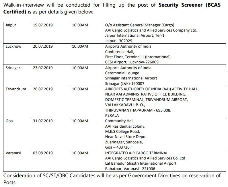 AAICLAS jobs, aaiclas security screener, aaiclas security screener job profile, aaiclas career, aaiclas multitasker jobs, jobs, latest jobs, కార్గో లాజిస్టిక్స్ జాబ్స్, కార్గో లాజిస్టిక్స్ సెక్యూరిటీ స్క్రీనర్, కార్గో లాజిస్టిక్స్ ఉద్యోగాలు, కార్గో లాజిస్టిక్స్ మల్టీటాస్కర్ జాబ్స్