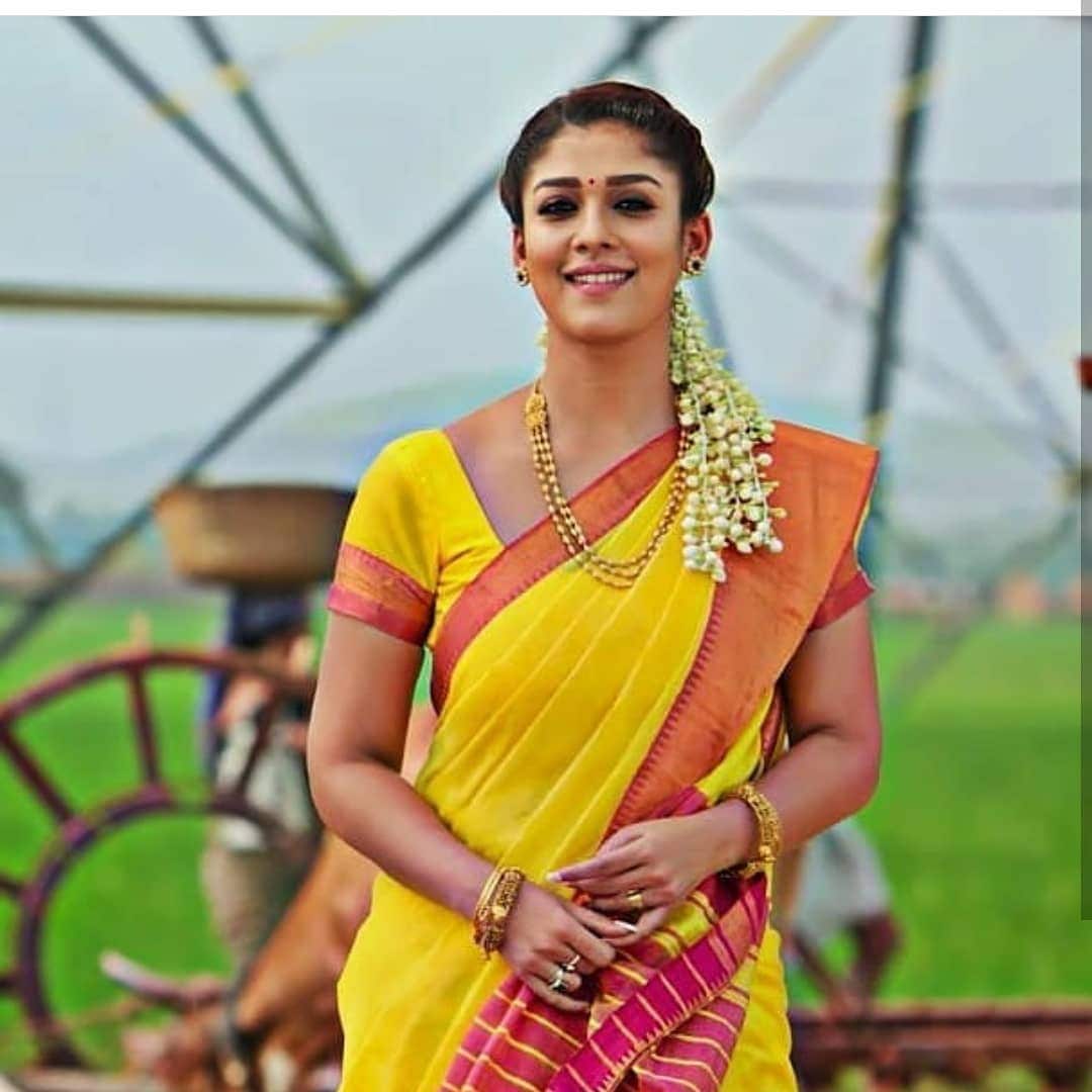 చీరలో అదరగొట్టిన నయనతార Photo: Instagram/nayantharaofficiial