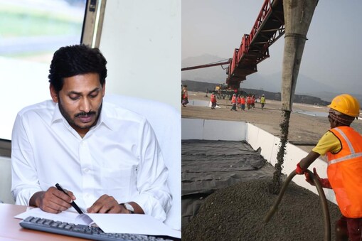 జగన్ మోహన్ రెడ్డి, పోలవరం ప్రాజెక్టులో పనులు (ప్రతీకాత్మక చిత్రం)