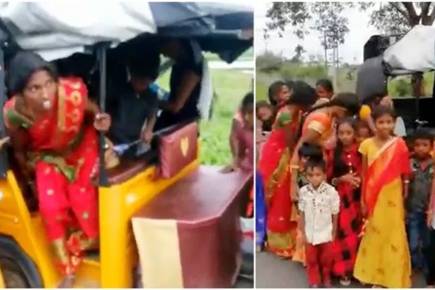 police, auto, telangana news, telangana updates, road safety, viral video, karimnagar police, తెలంగాణ న్యూస్, తెలంగాణ వార్తలు, పోలీసులు, వైరల్ వీడియో, వైరల్ న్యూస్,