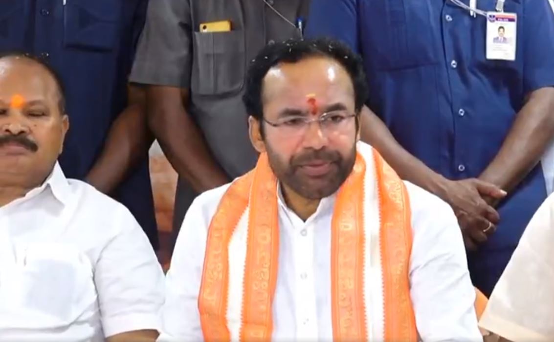 kishan reddy modi govt 100days, kishan reddy guntur tour, kanna lakshminarayana, bjp ap news, kishan reddy news, కిషన్ రెడ్డి, గుంటూరు, బీజేపీ ఏపీ, కన్నా లక్ష్మీనారాయణ, మోదీ సర్కారు 100 రోజుల పాలన