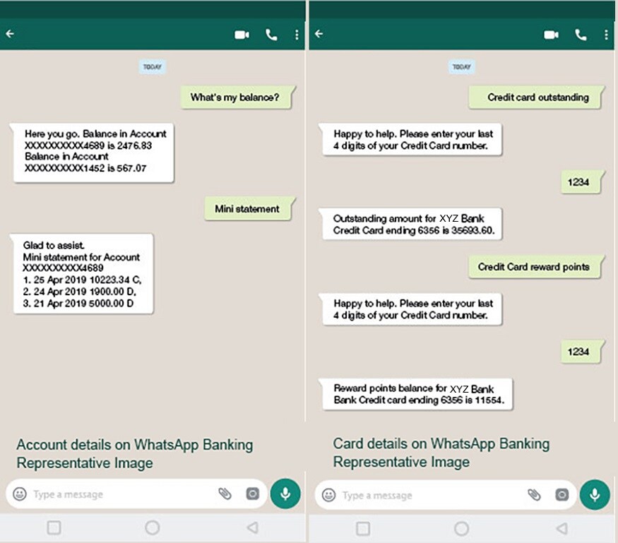WhatsApp banking, whatsapp banking india, whatsapp banking service, how does whatsapp banking work, how whatsapp banking works, kotak mahindra whatsapp banking, hdfc whatsapp banking charges, whatsapp banking charges, వాట్సప్ బ్యాంకింగ్, వాట్సప్ బ్యాంకింగ్ ఇండియా, వాట్సప్ బ్యాంకింగ్ సేవలు, వాట్సప్ బ్యాంకింగ్ ఎలా పనిచేస్తుంది, కొటక్ మహీంద్రా వాట్సప్ బ్యాంకింగ్, హెచ్డీఎఫ్సీ వాట్సప్ బ్యాంకింగ్, వాట్సప్ బ్యాంకింగ్ ఛార్జీలు
