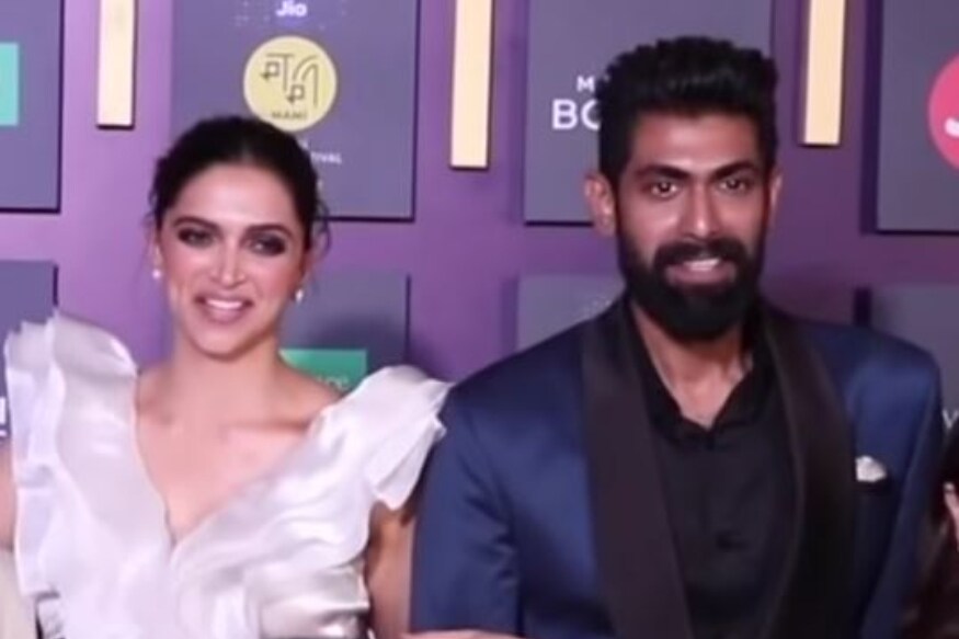 Bollywood beauty Deepika Padukone plays fun with Tollywood hulk Rana Daggubati in Mumbai pk రానా దగ్గుబాటి ఎక్కడా.. బాలీవుడ్ బ్యూటీ దీపిక పదుకొనే ఎక్కడా.. అసలు ఈ ఇద్దరికి ఎక్కడ కుదిరింది అనుకుంటున్నారా..? రానా కేవలం తెలుగులోనే కాదు.. మనోడికి ముంబైలో కూడా మస్త్ ఫాలోయింగ్ ఉంది. rana daggubati health condition,rana daggubati jio awards,rana daggubati bollywood craze,deepika padukone,deepika padukone twitter,MAMI Mumbai Film Festival 2019,deepika padukone instagram,deepika padukone hot videos,rana daggubati,rana daggubati twitter,rana daggubati instagram,rana daggubati deepika padukone award function,deepika padukone movies,deepika padukone rana daggubati,deepika padukone and rana daggubati,deepika padukone rana daggubati mami 2019,rana daggubati movies,deepika padukone jio mami film festival 2019,rana daggubati & deepika padukone,deepika padukone gown at mami film festival 2019,rana daggubati and deepika padukone,gorgeous deepika padukone,rana daggubati interview,telugu cinema,రానా దగ్గుబాటి,రానా దగ్గుబాటి దీపిక పదుకొనే,రానా దగ్గుబాటి బాలీవుడ్,తెలుగు సినిమా