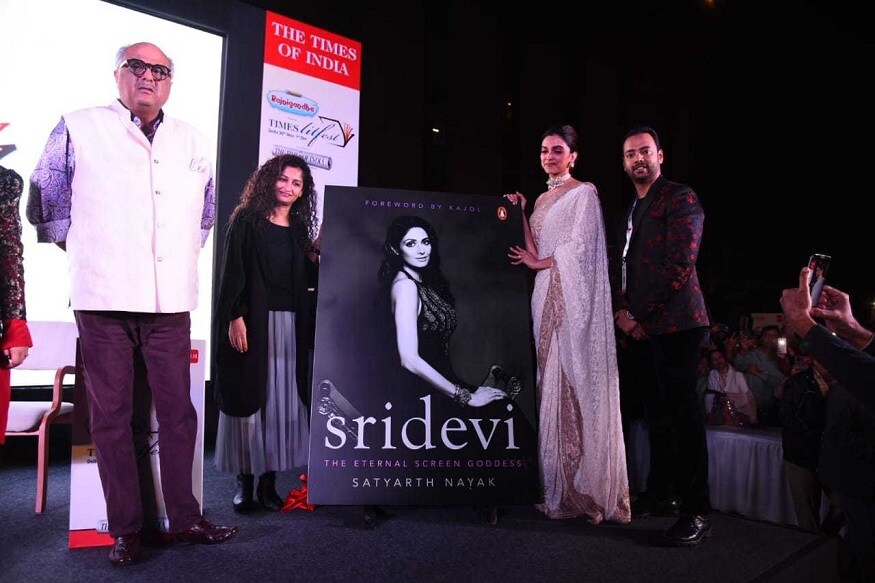 bollywood actress deepika padukone launches book on sridevi life,sridevi biopic,sridevi,deepika padukone launches on sridevi book,kajol,sridevi,sridevi movies,athiloka sundari sridevi katha book launch,sridevi funeral,book on sridevi,book launch,sridevi book launch,sridevi songs,sridevi dance,athiloka sundari sridevi katha book,satyarth nayak's book sridevi: the eternal screen goddess,athiloka sundari sridevi katha,sridevi daughter,book,sridevi hot body show,sridevi katha book launch by rakul preet singh,bollywood,hindi cinema,tollywood,శ్రీదేవి,అతిలోకసుందరి,శ్రీదేవి జీవితంపై పుస్తకం,శ్రీదేవి పుస్తకం,శ్రీదేవి దీపికా పదుకొణే,శ్రీదేవి కాజోల్,దీపికా పదుకొణే బోనీ కపూర్,శ్రీదేవి