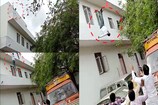 Video: టీడీపీ నేత ఆత్మహత్యాయత్నం... పోలీస్ స్టేషన్‌పై నుంచి దూకి...