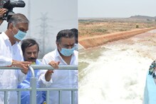 కాళేశ్వరంలో మరో అద్భుత ఘట్టం... రంగనాయకసాగర్‌లోకి గోదావరి జలాలు
