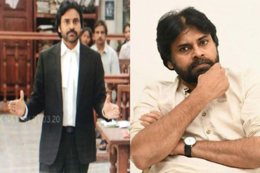 వకీల్ సాబ్ కోర్టు సీన్ లీక్ (pawan kalyan vakeel saab look leak)
