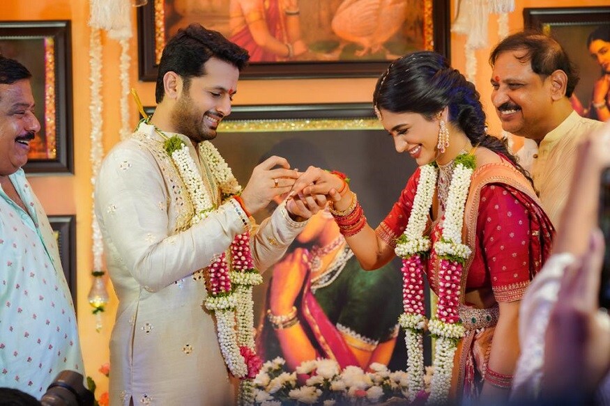 నితిన్, షాలినీల పెళ్లి గోల (Twitter/Photo)