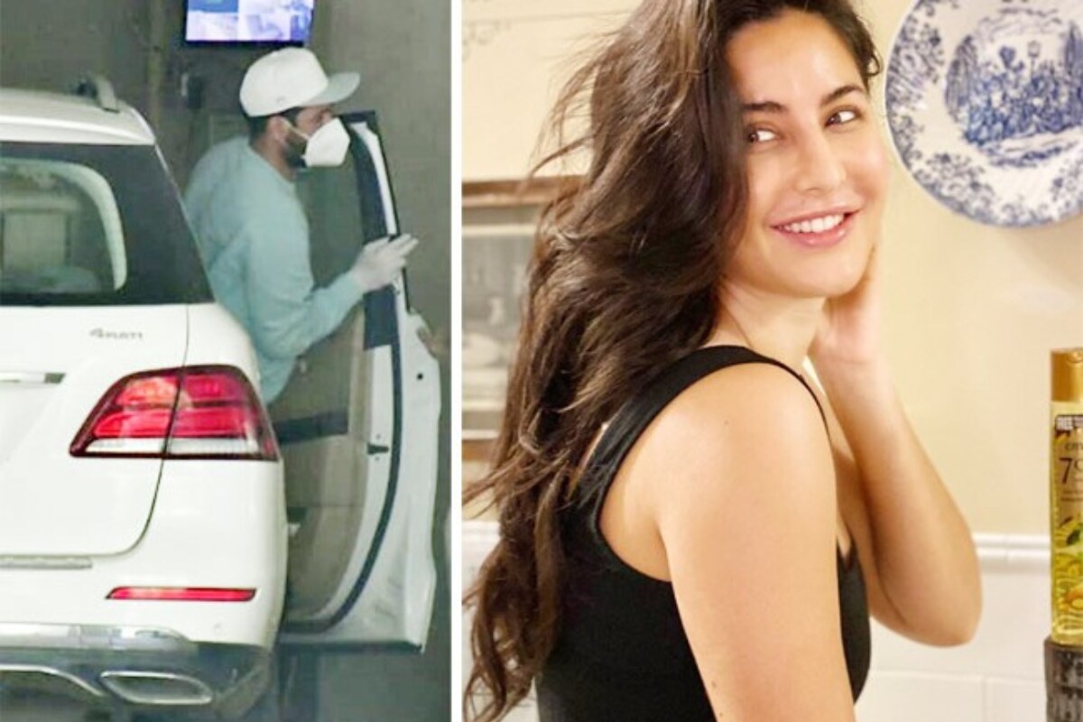 కత్రినా ఇంటి దగ్గర విక్కీ కౌశల్ (vicky kaushal katrina kaif)