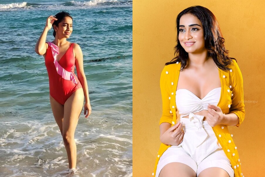  Anchor Vindhya Vishaka: ఐపిఎల్ చూసే ప్రేక్షకులకు వింద్య(Vindhya Vishaka) అనే యాంకర్‌తో ప్రత్యేకంగా పరిచయాలు అవసరం లేదు. తెలుగులో స్పోర్ట్స్ యాంకర్స్ చాలా అరుదుగా ఉంటారు. అందులో వింద్య నెంబర్ వన్. ఐపిఎల్ సీజన్ వచ్చిందంటే చాలు తన అందాలతో మైమరిపిస్తుంటుంది. మొన్నటి సీజన్‌లోనూ మరో యాంకర్ నేహా చౌదరితో కలిసి అందాలను ఆరబోస్తూ అందరి మతులు చెడగొడుతుంది వింద్య. ఈ మధ్యే యాంకర్ రవితో కలిసి నేను రెడీ నువ్వు రెడీనా అనే ప్రోగ్రామ్ చేస్తుంది.