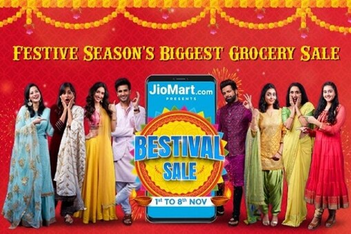 JioMart Bestival Sale 2020: జియోమార్ట్‌లో ఫెస్టివల్ సేల్... భారీ డిస్కౌంట్స్ మీరూ పొందొచ్చు ఇలా
(image: JioMart)