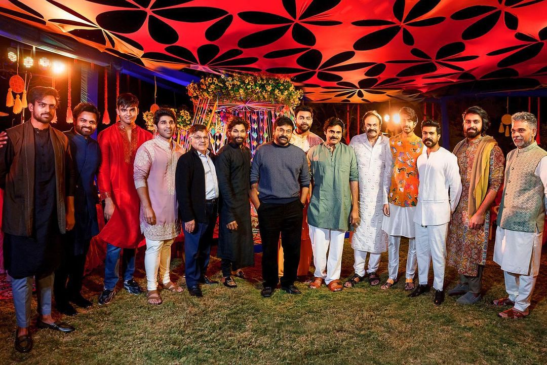  నిహారిక పెళ్లిలో మెగా ఫ్యామిలీ ఫోటో కలెక్షన్ (Niharika Wedding/instagram)