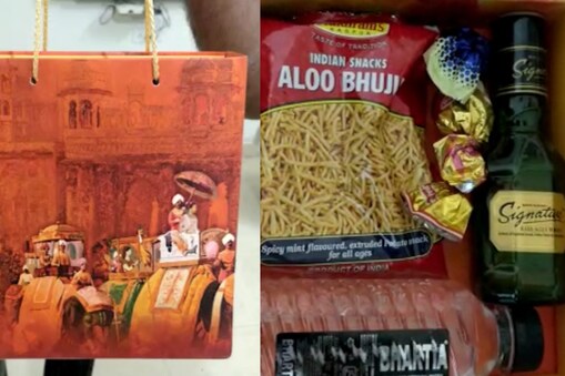 పెళ్లి కార్డుతో పాటు మందు, వాటర్, మంచింగ్ 