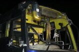 Nellore Accident: నెల్లూరులో రోడ్డు ప్రమాదం.. బస్సు బోల్తాపడి ఒకరు మృతి