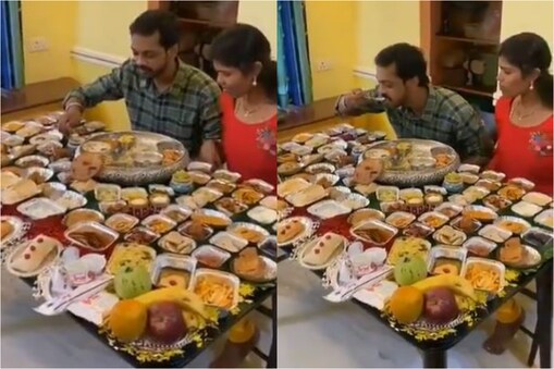 అల్లుడికి 125 రకాల వంటకాలు పెట్టిన అత్తింటివారు 