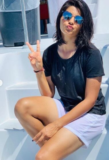  తన నవ్వుతో కుర్రకారు గుండెల్లో గుబులు రేపుతున్న ప్రియా పునియా.. (Photo Credit : Instagram)