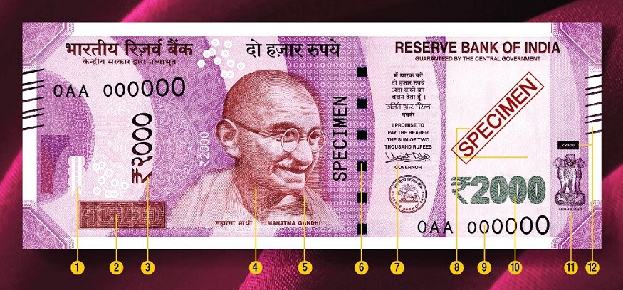 how to check 2000 rs note, how to check 2000 rs note is original, how to check if 2000 rs note is real, 2000 rs note original and duplicate, how to check 2000 note, how to identify fake indian currency notes, rs 2000 note rbi, rs 2000 note latest news, రూ.2000 నోటును గుర్తించడం ఎలా, రూ.2000 ఒరిజినల్ నోటు, రూ.2000 నకిలీ నోటు, కరెన్సీ నోట్లను గుర్తించడం ఎలా