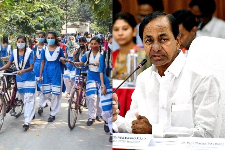  తెలంగాణలో స్కూళ్లను సెప్టెంబర్ 1 నుంచి ప్రారంభించాలని కేసీఆర్ సర్కార్ నిర్ణయించిన విషయం తెలిసిందే.(ప్రతీకాత్మక చిత్రం)