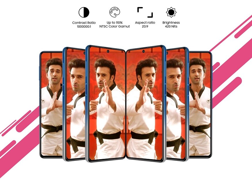  Samsung Galaxy F62: సాంసంగ్ ఇటీవల సాంసంగ్ గెలాక్సీ ఎఫ్62 రిలీజ్ చేసింది. ఇందులో 7,000ఎంఏహెచ్ భారీ బ్యాటరీ ఉంది. 6జీబీ+128జీబీ వేరియంట్ ధర కాగా రూ.23,999, 8జీబీ+128జీబీ వేరియంట్ ధర రూ.25,999. ఇతర స్పెసిఫికేషన్స్ చూస్తే 6.7 అంగుళాల సూపర్ అమొలెడ్ ఇన్ఫినిటీ ఓ ఫుల్ హెచ్‌డీ+ డిస్‌ప్లే ఉంది. ఎక్సినోస్ 9825 ప్రాసెసర్‌తో పనిచేస్తుంది.