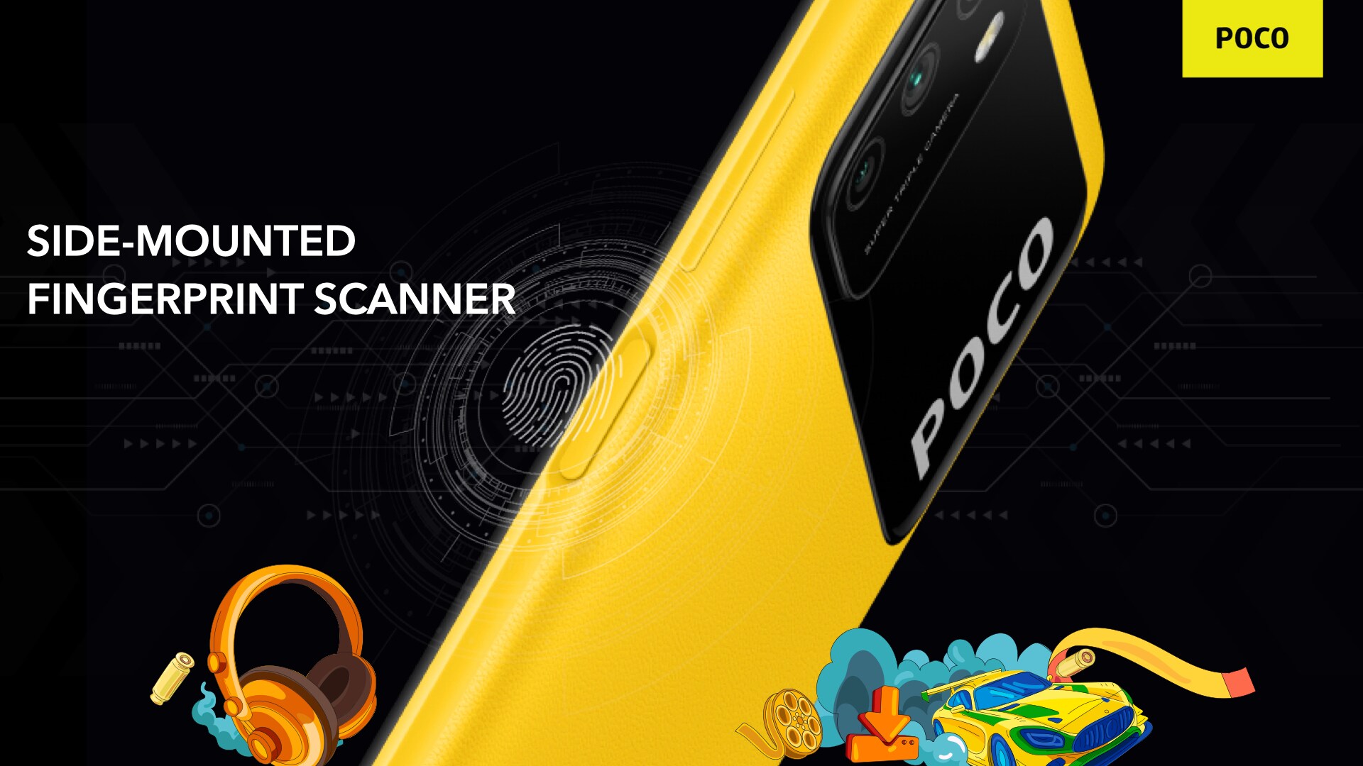  Poco M3: పోకో ఎం3 స్మార్ట్‌ఫోన్ క్వాల్కమ్ స్నాప్‌డ్రాగన్ 662 ప్రాసెసర్‌తో పనిచేస్తుంది. ఈ స్మార్ట్‌ఫోన్‌లో 48 మెగాపిక్సెల్ ప్రైమరీ కెమెరా + 2 మెగాపిక్సెల్ మ్యాక్రో లెన్స్ + 2 మెగాపిక్సెల్ డెప్త్ సెన్సార్‌తో ట్రిపుల్ కెమెరా, 8 మెగాపిక్సెల్ ఫ్రంట్ కెమెరా సెటప్ ఉన్నాయి. 6జీబీ+64జీబీ వేరియంట్‌ ధర రూ.10,999 ధర కాగా, 6జీబీ+128జీబీ వేరియంట్‌ ధర రూ.11,999.