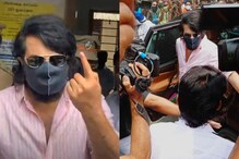 కేరళ అసెంబ్లీ ఎలక్షన్స్‌లో  ఓటు హక్కు వినియోగించుకున్న మమ్ముట్టి..