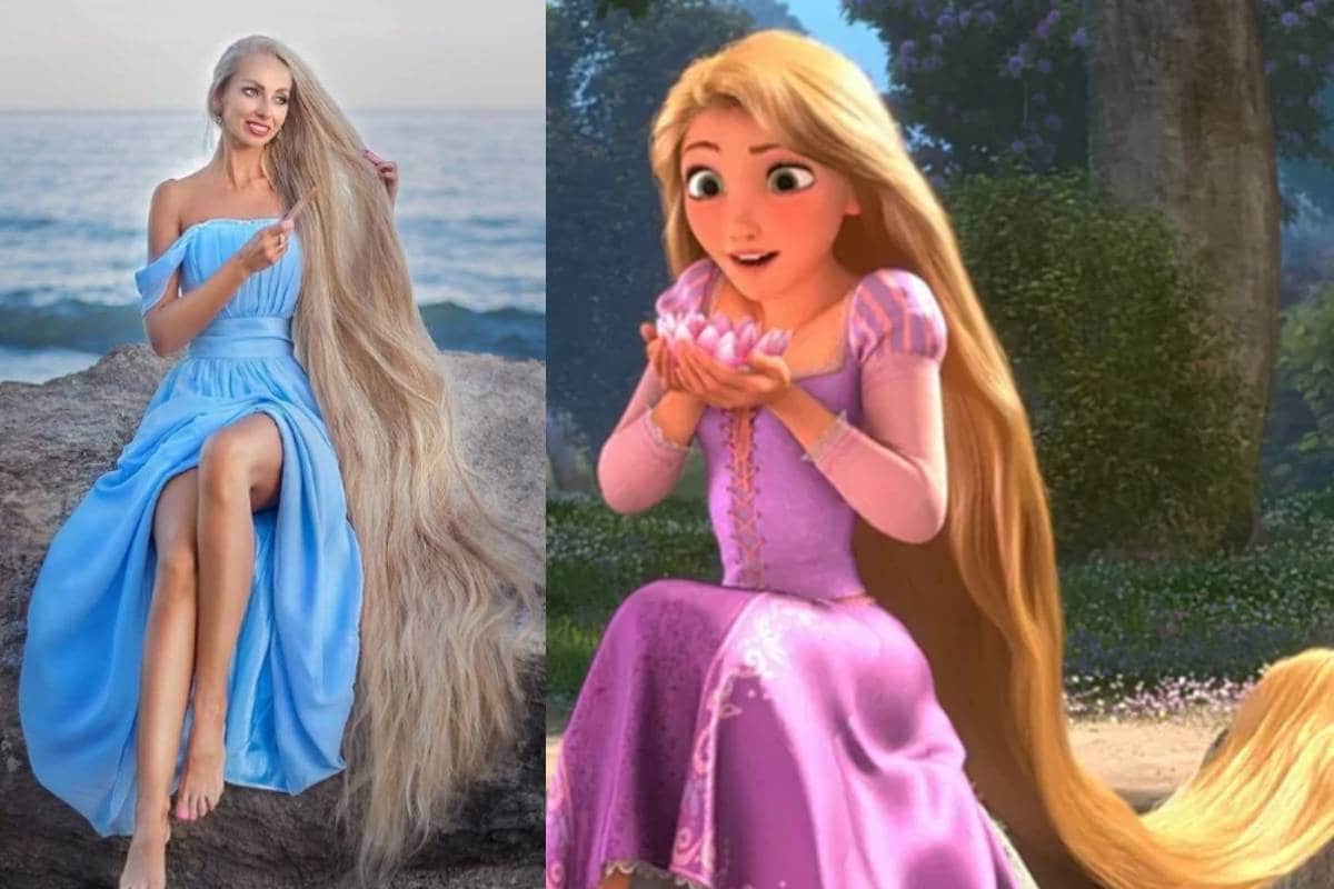  Long Hair: డిస్నీ యానిమేషన్ సినిమాల్లో రపంజల్ (Rapunzel) కేరక్టర్ చాలా మందికి తెలిసినదే. ఆ సినిమాలో ఆమె జుట్టే కీలకం. ఆ జుట్టు పై అంతస్థు నుంచి కింద అంతస్థు వరకూ ఉంటుంది. 2010లో రిలీజైన Tangled సినిమా చూసిన అమ్మాయిలకు... తాము కూడా అలా జుట్టును పెద్దగా పెంచుకోవాలని అనిపించడం సహజం. (image credit - instagram - alenuwka_longhair)