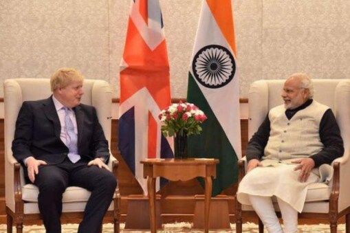 బ్రిటన్ ప్రధానితో భారత ప్రధాని నరేంద్ర మోదీ భేటీ (File - image credit - twitter)