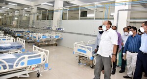 corona  : గాంధీలో కొత్త ఆక్సిజన్ ప్లాంట్ ..పనితీరును పరిశీలించిన సీఎస్